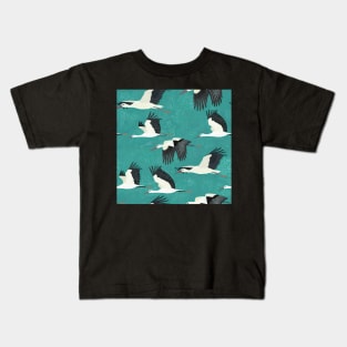 Stork fly Kids T-Shirt